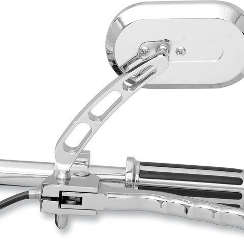 DRAG SPECIALTIES Left Oval Mirror Large Oval Mirror - Team Dream Rides