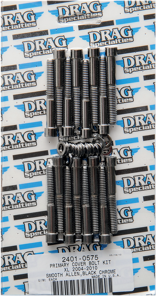 DRAG SPECIALTIES Bolt Kit Primary Smooth Socket-Head Bolt Set - Team Dream Rides