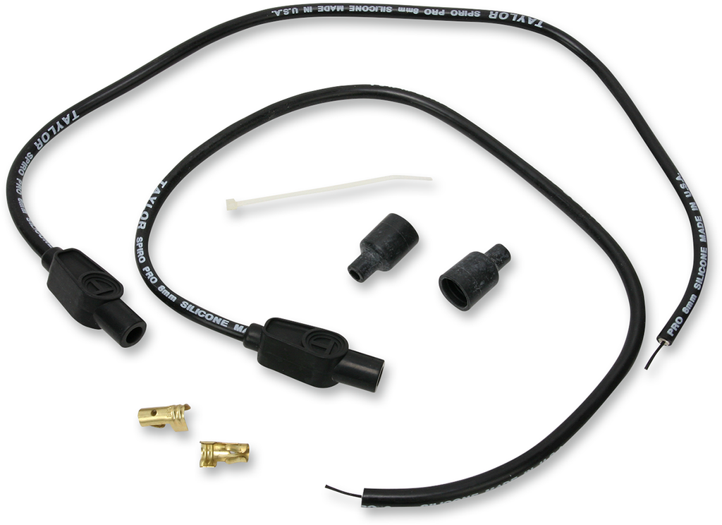 SUMAX Universal Spark Plug Wire Kit - 180 degree - Black Universal Spark Plug Wire Kit - Team Dream Rides