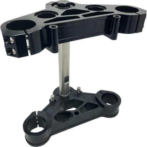 PRO-ONE PERF.MFG. Triple Tree - Black - 39 mm - 0° 39 MM Triple Tree - Team Dream Rides