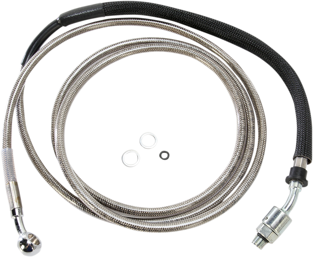 DRAG SPECIALTIES Clutch Line Stainless Steel Hydraulic Clutch Line - Team Dream Rides