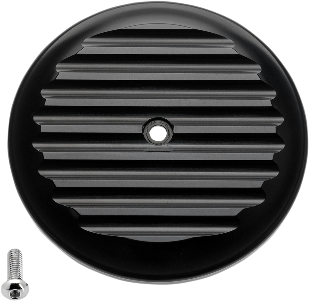 JOKER MACHINE Cover Air Cleaner Finned Black VT Air Cleaner Cover - Team Dream Rides