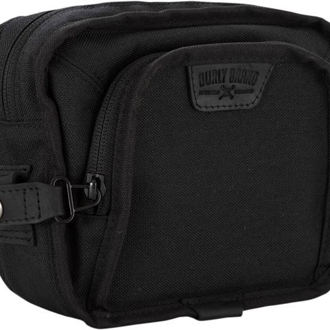 BURLY BRAND Handlebar Bag - Black Handlebar Bag - Team Dream Rides