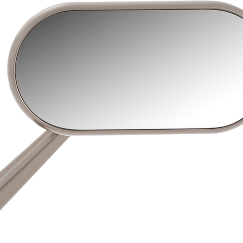 ARLEN NESS Oval Mirror - Right - Titanium Oval Mirror - Team Dream Rides