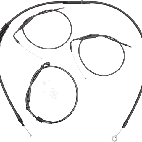 BURLY BRAND Handlebar Cable And Brake Line Kit For Clubman Handlebars Handlebar Cable and Brake Line Kit for Clubman Handlebars - Team Dream Rides