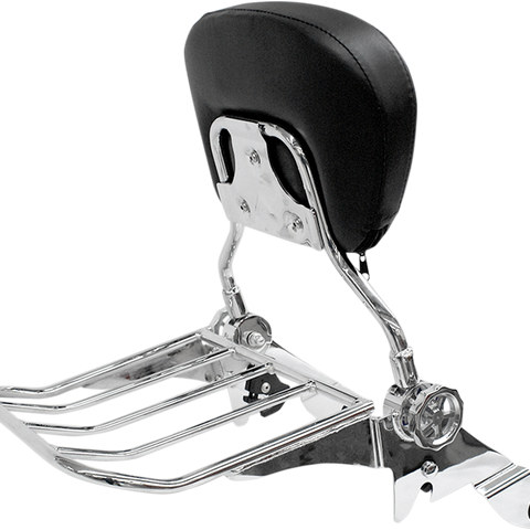 RIVCO PRODUCTS Quick-Detach Backrest - With Rack Quick Detach Backrest and Rack - Team Dream Rides