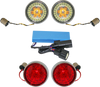 CUSTOM DYNAMICS Full Bullet Turn Signal Conversion Kit  - Chrome Complete Front & Rear Turn Signal Conversion Kit with Bullet Bezel Lenses - Team Dream Rides