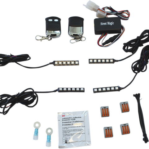 CUSTOM DYNAMICS Slimline Magical Wizards™ Lights - Standard Slimline Magical Wizards™ Color Changing LED Accent Lights Kit - Team Dream Rides