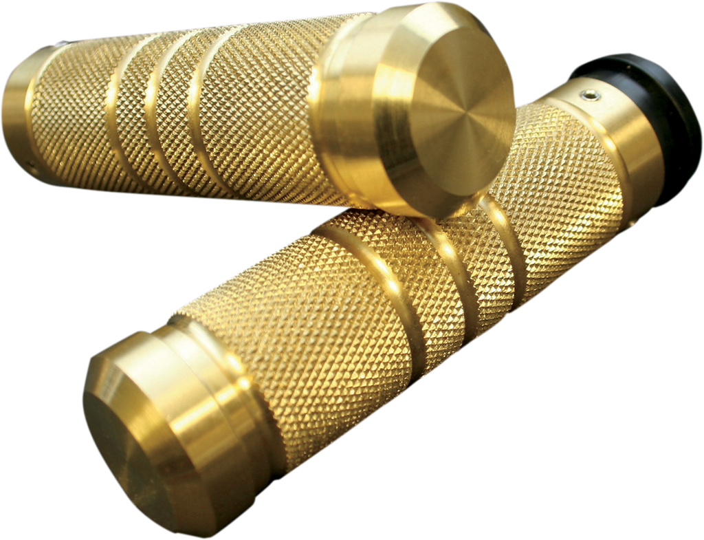 ACCUTRONIX Brass Knurled Grooved Grips for TBW Knurled Grooved Custom Grips - Team Dream Rides