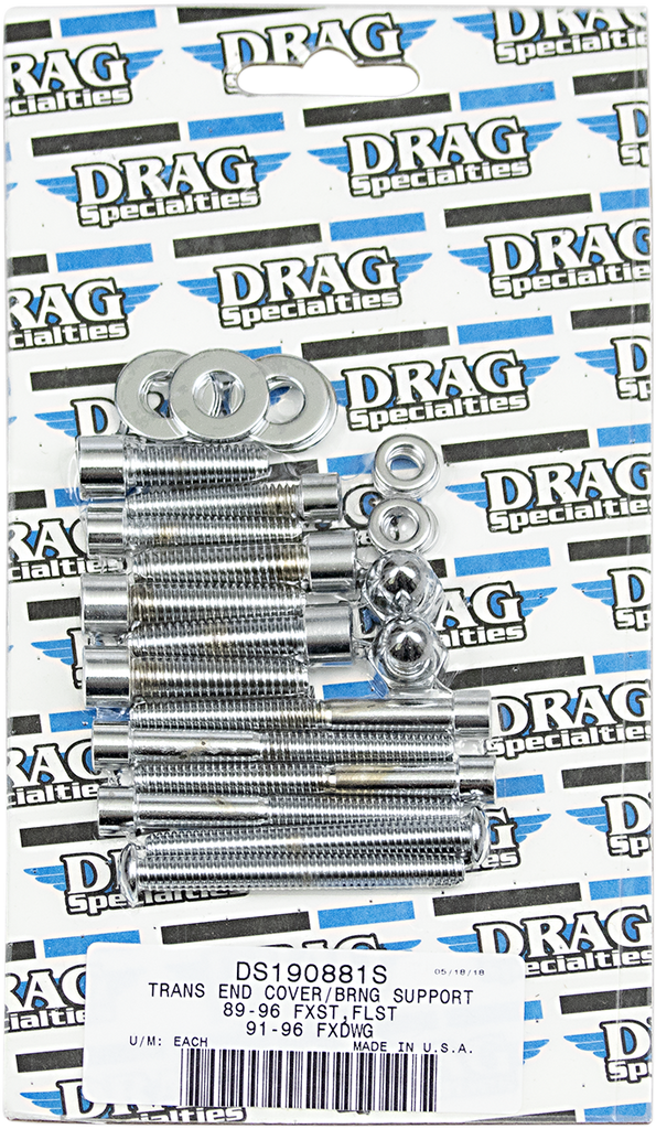 DRAG SPECIALTIES Smooth Transmission End Set 89-06 ST Bolt Set - Team Dream Rides