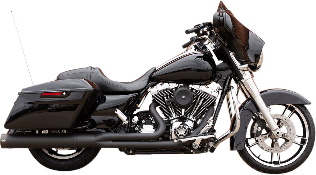 S&S CYCLE 50 State 2:1 Exhaust for '07-'16 FL - Black Sidewinder 2:1 50 State Exhaust System - Team Dream Rides