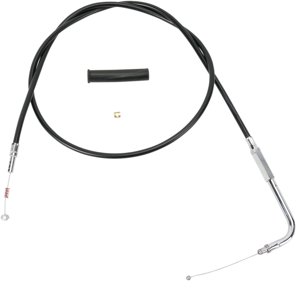 DRAG SPECIALTIES 50" Vinyl Idle Cable Black Vinyl Throttle/Idle Cable - Team Dream Rides