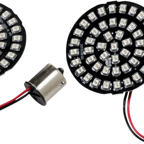 DRAG SPECIALTIES Bullet-Style Turn Signal Insert - Red LED Turn Signal Inserts - Team Dream Rides