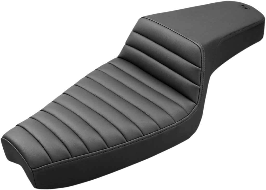 SADDLEMEN Step Up Seat - Tuck and Roll - Black - XL Step Up Seat — Tuck and Roll - Team Dream Rides