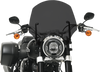 MEMPHIS SHADES HD El Paso Windshield - 15" - 9" Headlight Cutout - Dark Black Smoke El Paso Sportshield — 9" - Team Dream Rides
