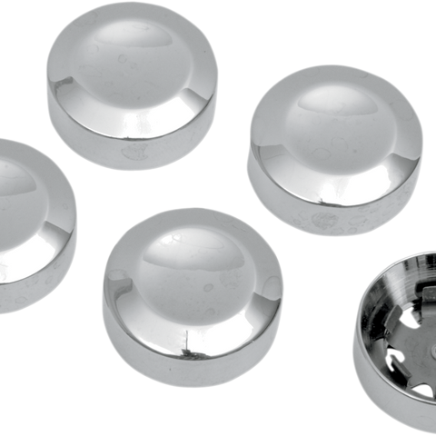 DRAG SPECIALTIES Rear Pulley Bolt Cover - Chrome Rear Pulley Bolt Covers - Team Dream Rides