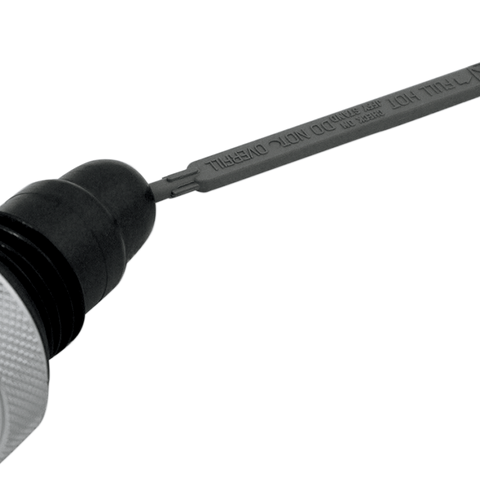 DRAG SPECIALTIES Oil Dipstick - Chrome - Peaked Design - Dyna Custom Oil Dipstick - Team Dream Rides