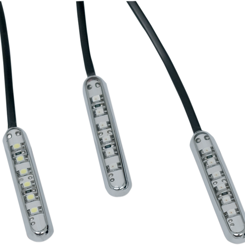 CUSTOM DYNAMICS Magic Spot - White - Chrome Magic Spots - Team Dream Rides