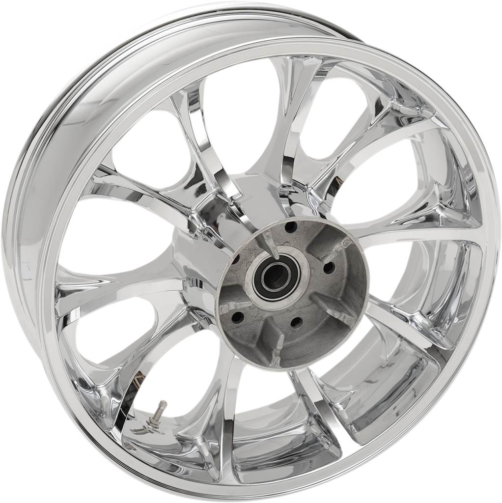 COASTAL MOTO Rear Wheel - Chrome - 18 x 5.5 -  No ABS - 09+ FL Largo Precision Cast 3D Wheel — Largo - Team Dream Rides