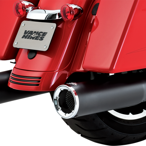 VANCE & HINES Hi Output Mufflers - Black Hi-Output Slip-On Mufflers - Team Dream Rides