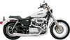 BASSANI XHAUST Road Rage Exhaust - Chrome - Short - '04-'13 XL Road Rage 2:1 Exhaust System - Team Dream Rides