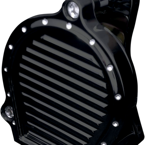 COVINGTONS Billet Aluminum Horn - Dimpled - Black Billet Aluminum Horn - Team Dream Rides