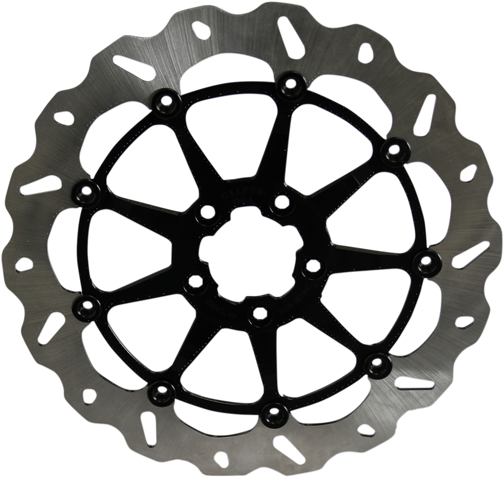 GALFER Wave® Rotor - Black - 13" Oversize Wave® Front Brake Rotor - Team Dream Rides