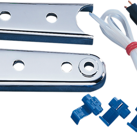 DRAG SPECIALTIES Turn Signal Relocation Kit - '84-'01 FXST Chrome Rear Turn Signal Relocation Kits - Team Dream Rides