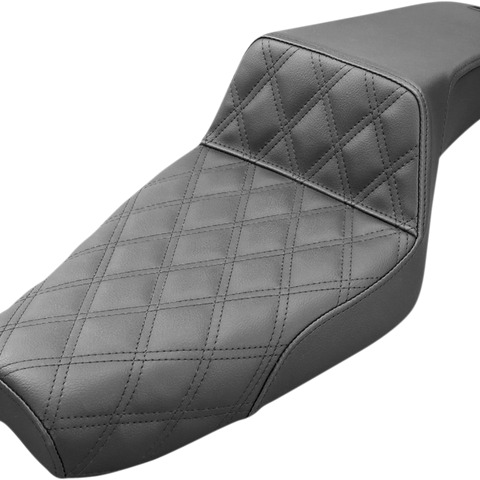 SADDLEMEN Step Up Seat - Lattice Stitched - XL with 4.5 Gallon Tanks Step Up Seat — Lattice Stitched - Team Dream Rides