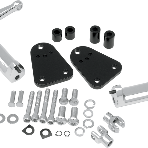 DRAG SPECIALTIES HIGHWAY PEG MNT 04-17 XL Adjustable Highway Peg Mount - Team Dream Rides