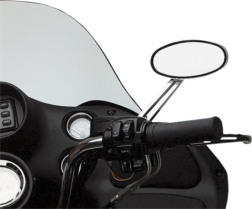 DRAG SPECIALTIES LED Stealth II Mirror - Left Stealth Mirror with Dual Intensity LEDs - Team Dream Rides