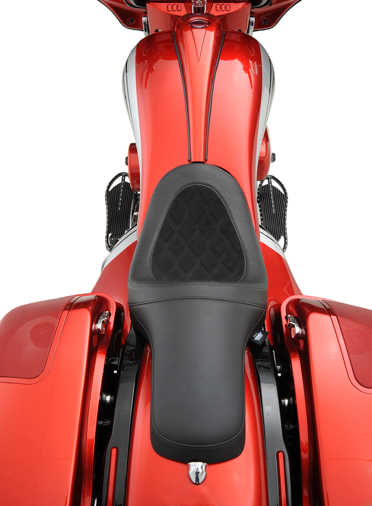 DRAG SPECIALTIES SEATS Predator Seat - Diamond - Yaffe Razor Gas Tank Predator 2-Up Seat - Team Dream Rides