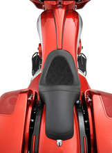Load image into Gallery viewer, DRAG SPECIALTIES SEATS Predator Seat - Diamond - Yaffe Razor Gas Tank Predator 2-Up Seat - Team Dream Rides