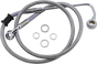 DRAG SPECIALTIES Brake Line - +6" - Stainless Steel - '15-'17 Softail Extended Length Stainless Steel Brake Line - Team Dream Rides