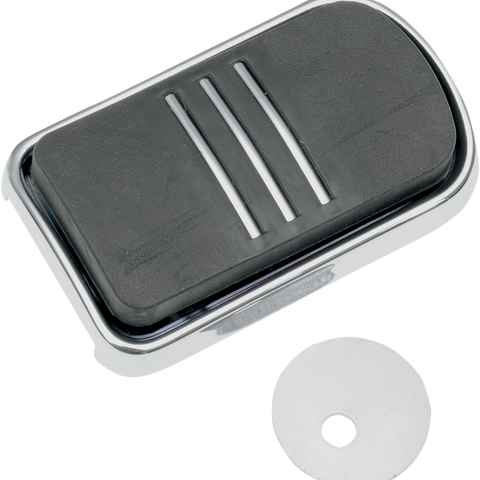 DRAG SPECIALTIES Sweeper Brake Pedal - Chrome Sweeper Brake Pedal Pad - Team Dream Rides