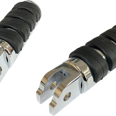 DRAG SPECIALTIES FML Soft-Ride Footpegs - Chrome - Softail FML Foot Pegs - Team Dream Rides