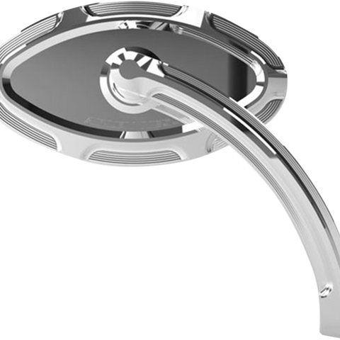 ARLEN NESS Cats Eye Forged Billet Mirror - Chrome - Left Cats Eye Forged Billet Mirror - Team Dream Rides