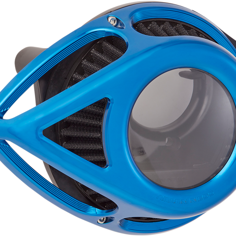 ARLEN NESS Air Cleaner - Clear Tear - Twin Cam - Blue Clear Tear Air Cleaner - Team Dream Rides