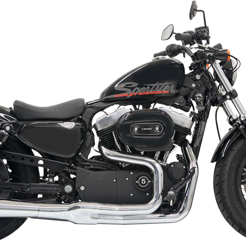 BASSANI XHAUST Mega Power Exhaust - Chrome Road Rage II Mega Power 2:1 System - Team Dream Rides