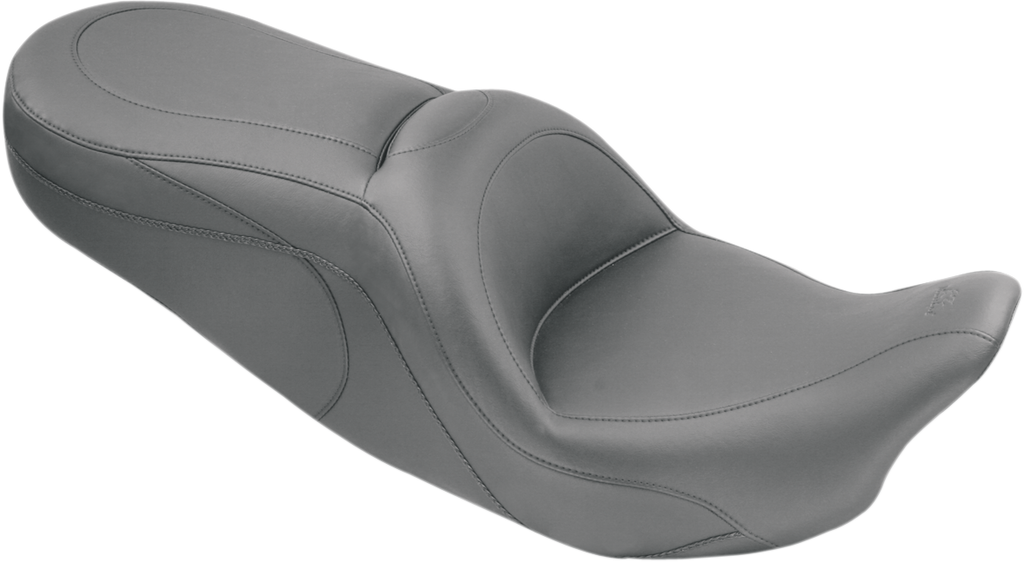 MUSTANG Sport Touring Seat - FLT '08-'19 One-Piece Sport 2-Up Touring Seat - Team Dream Rides