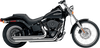 COBRA Speedster Slashdown Exhaust - Chrome - '86-'06 Softail Speedster Slashdown Exhaust System - Team Dream Rides