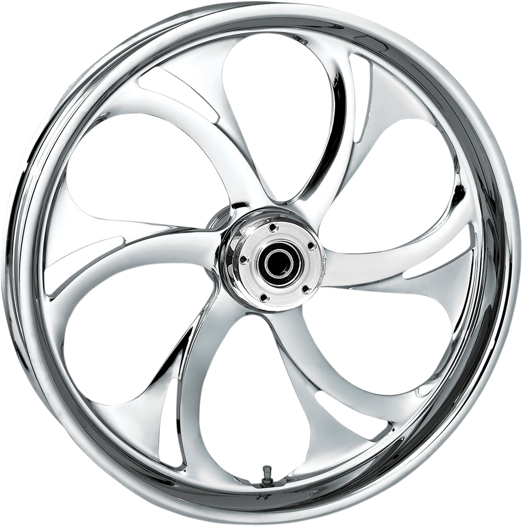 RC COMPONENTS Rear Wheel - Recoil - 17" x 6.25" - With ABS - 09+ FL One-Piece Forged Aluminum Wheel — Recoil - Team Dream Rides