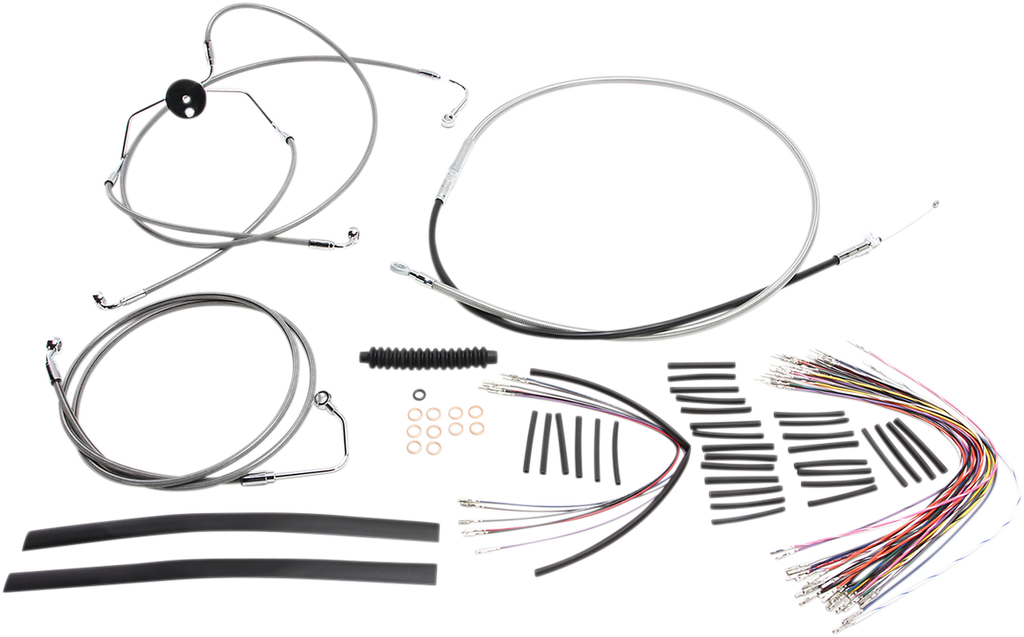 MAGNUM Stainless Steel XR Control Cable Kit XR Handlebar Installation Kit - Team Dream Rides