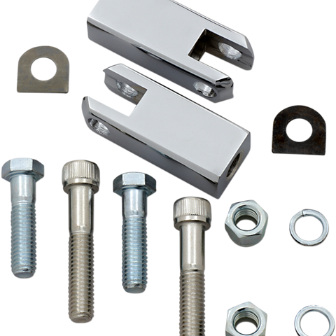 DRAG SPECIALTIES Passenger Peg Mount - Chrome - XL '83-'03 Passenger Footpeg Mount Kit - Team Dream Rides
