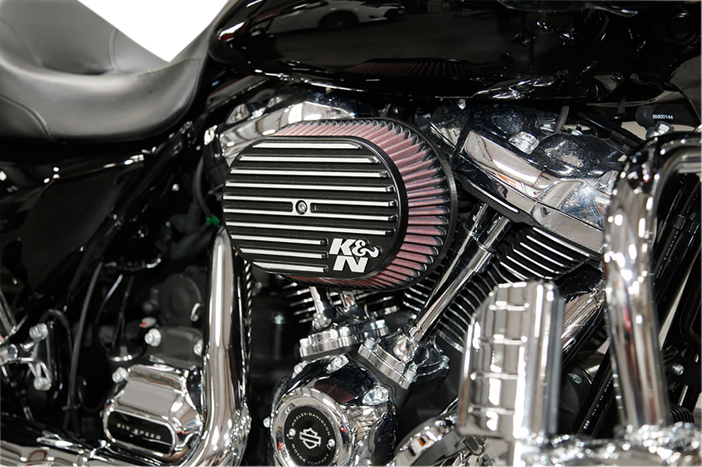 K & N Intake Kit Black Softail/Dyna Street Metal Air Intake System - Team Dream Rides