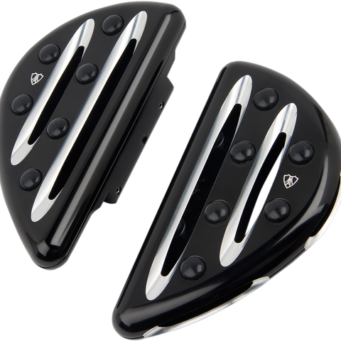 ARLEN NESS Universal Floorboard - Deep Cut - Black Deep Cut Floorboards - Team Dream Rides