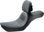 SADDLEMEN King Seat - Backrest - Dyna King 2-Up Seat - Team Dream Rides