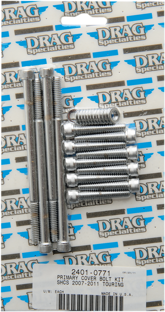 DRAG SPECIALTIES Bolt Kit Motor Knurled FL 07-16 Bolt Set - Team Dream Rides