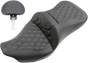 SADDLEMEN Roadsofa™ Seat - Lattice Stitched - Backrest Roadsofa™ Trike Seat - Team Dream Rides