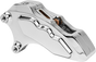 HAWG HALTERS 6-Piston Caliper - Front - Chrome - 13" 6-Piston Front Brake Caliper for 13" Rotor - Team Dream Rides